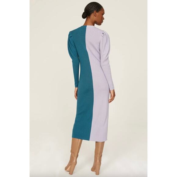 Busayo Rib Sweater Dress Sz S - Picture 3 of 7